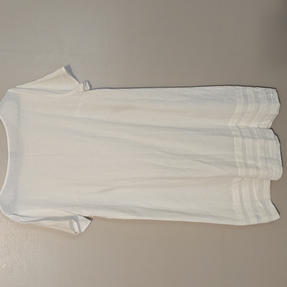 Emery Rose Vacation Casual Mini Dress White Womens Size Large‎ NWT - Picture 5 of 5